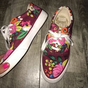 Floral Pattern Keds